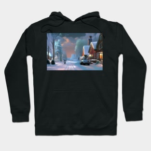 Winter landscape Hoodie